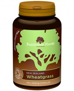 organic wheatgrass capsules 500mg