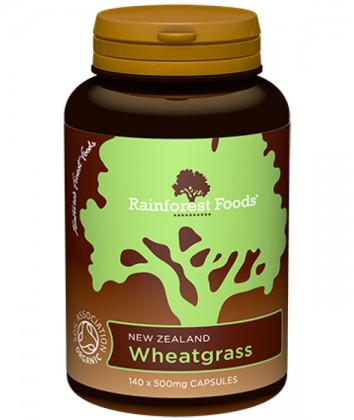organic wheatgrass capsules 500mg